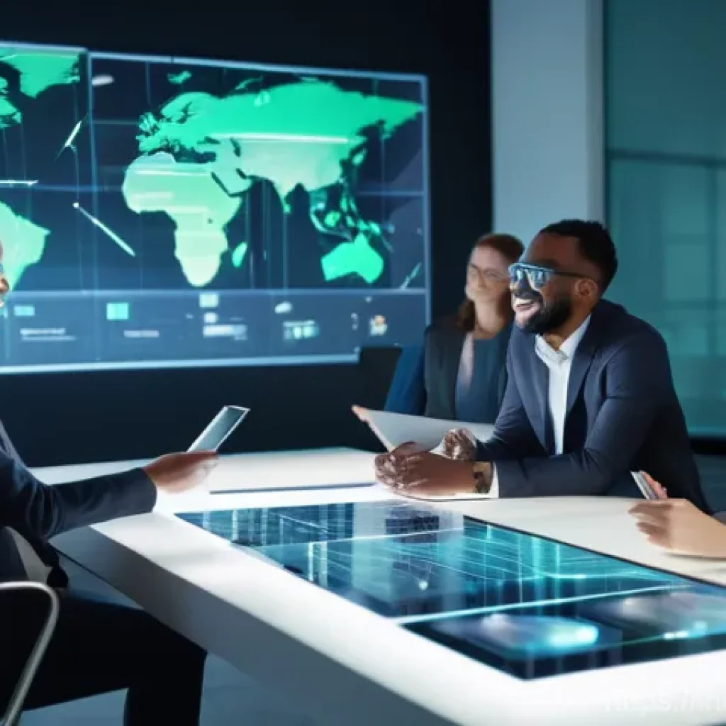 사회책임 투자 성과 측정 방법 - **Prompt 1: Analyzing ESG Data for Smart Investments.**
"A diverse group of investors, including...