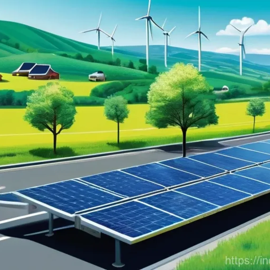 사회책임 투자 기준 설정의 글로벌 사례 - **Prompt 1: "Sustainable Prosperity: Green Energy and Investment Growth"**
A vibrant, optimistic...
